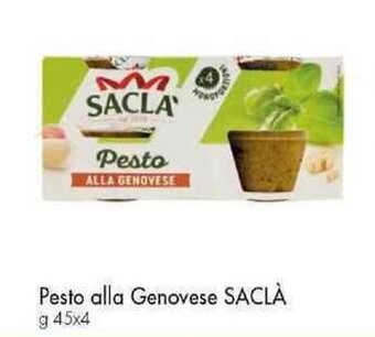 Famila Pesto alla Genovese SACLÀ g 45x4 offerta
