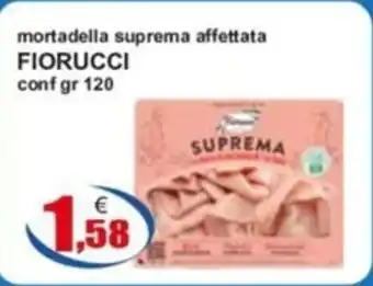 mortadella suprema affettata FIORUCCI conf gr 120