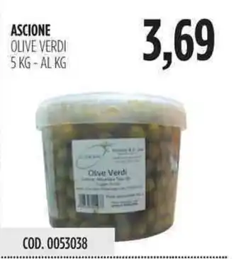 Carico Cash & Carry Ascione OLive Verdi 5kg offerta