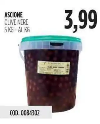 Carico Cash & Carry Ascione Olive Nere 5kg offerta