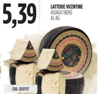 Carico Cash & Carry Latterie Vicentine Asiago Nero offerta