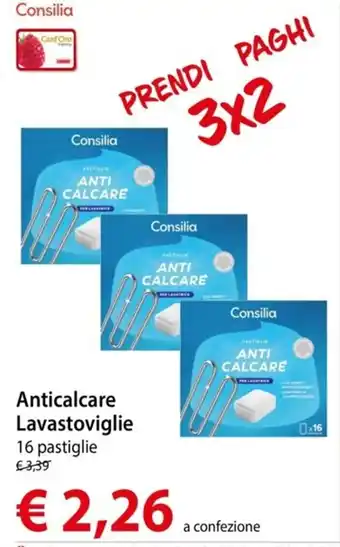 Consilia Anticalcare Lavastoviglie 16 pastiglie