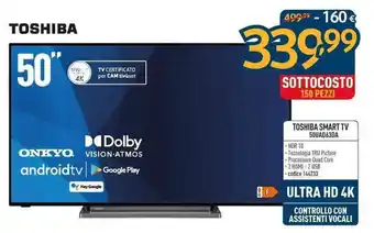 Sinergy TOSHIBA SMART TV 50UAD63DA offerta