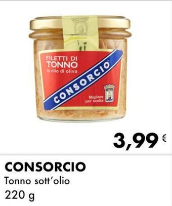 Iper Tosano CONSORCIO Tonno sott'olio 220 g offerta