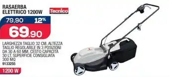 Bricofer RASAERBA ELETTRICO 1200W offerta