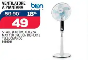 Bricofer Bion VENTILATORE A PIANTANA offerta