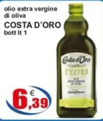 olio extra vergine di oliva COSTA D'ORO bott it 1