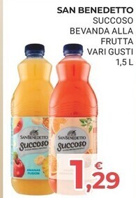 Eté San benedetto succoso bevanda alla frutta offerta