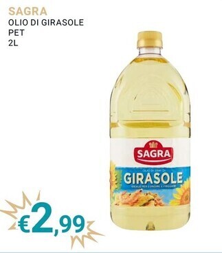 Sagra olio di girasole pet