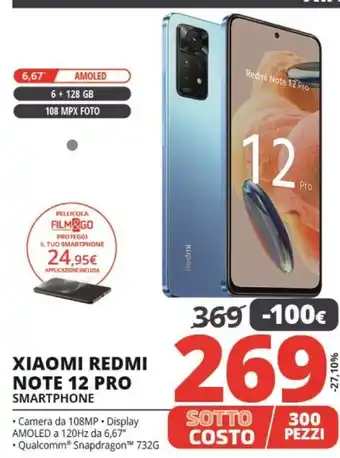 Comet Xiaomi redmi note 12 pro 5g 16,9 cm (6.67) doppia sim android 12 usb tipo-c 6 gb 128 gb 5000 mah blu offerta