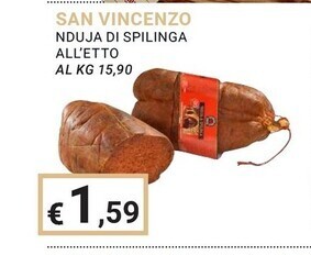 Eté San vincenzo nduja di spilinga offerta