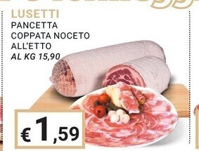 Eté Lusetti - pancetta coppata noceto offerta