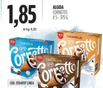 Carico Cash & Carry Algida Cornetto x 5 375g offerta