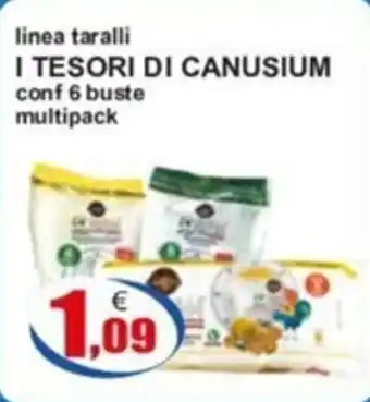 linea taralli I TESORI DI CANUSIUM conf 6 buste multipack