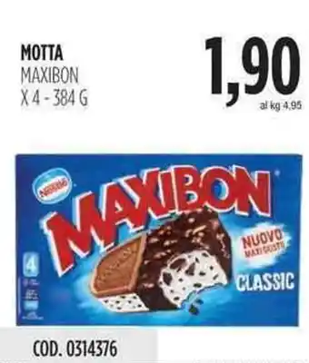 Carico Cash & Carry Motta Maxibon x 4 384g offerta