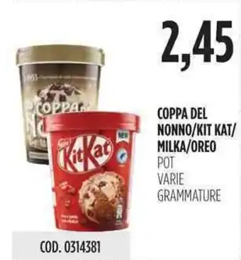 Carico Cash & Carry Coppa del Nonno/Kit Kat/Milka/Oreo offerta