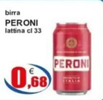 birra PERONI lattina cl 33
