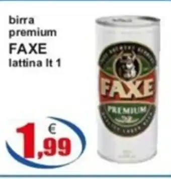 Iperstore Barletta birra premium FAXE lattina It 1 offerta