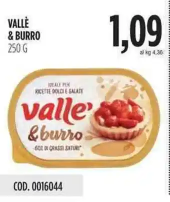 Carico Cash & Carry Valle' & Burro 250g offerta