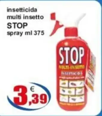 Iperstore Barletta insetticida multi insetto STOP spray ml 375 offerta