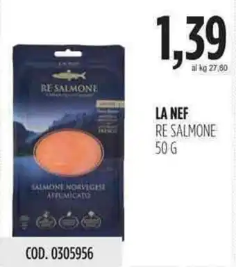 Carico Cash & Carry La Nef Re Salmone 50g offerta