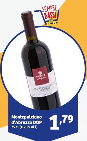 In'S Mercato Montepulciano d'Abruzzo DOP 75 cl offerta