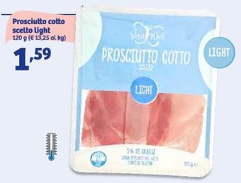 In'S Mercato Prosciutto cotto scelto light 120 g offerta