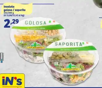 In'S Mercato Insalata golosa / saporita 165/200 g offerta