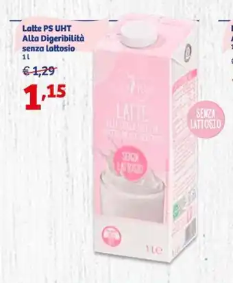 In'S Mercato Latte PS UHT Alta Digeribilità senza lattosio 1 l offerta