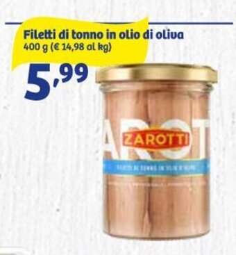 In'S Mercato Filetti di tonno in olio di oliva 400 g offerta