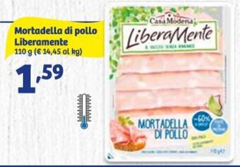 In'S Mercato Mortadella di pollo Liberamente 110 g offerta