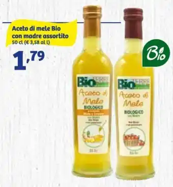 In'S Mercato Aceto di mele Bio con madre assortito 50 cl offerta