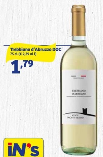 In'S Mercato Trebbiano d'Abruzzo DOC 75 cl offerta