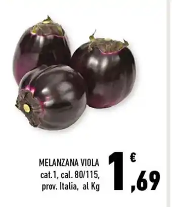 Conad Superstore MELANZANA VIOLA cat.1, cal. 80/115, prov. Italia, al Kg offerta