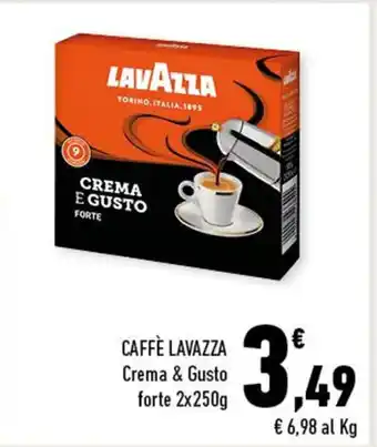 Conad Superstore CAFFÈ LAVAZZA Crema & Gusto forte 2x250g offerta