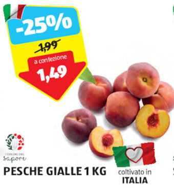ALDI PESCHE GIALLE 1 KG offerta