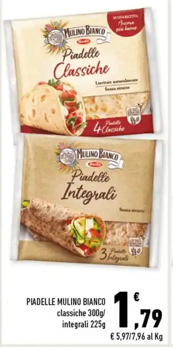 Conad Superstore PIADELLE MULINO BIANCO classiche 300g/ integrali 225g offerta