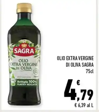 Conad Superstore OLIO EXTRA VERGINE DI OLIVA SAGRA 75cl offerta
