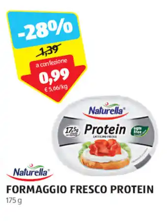 ALDI Naturella FORMAGGIO FRESCO PROTEIN 175 g offerta