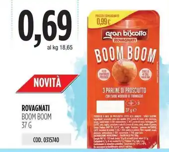 Carico Cash & Carry Rovagnati Boom Boom 37g offerta