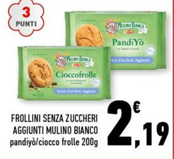 Conad Superstore FROLLINI SENZA ZUCCHERI AGGIUNTI MULINO BIANCO cioccoavena 200g offerta