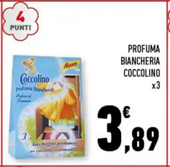 Conad Superstore PROFUMA BIANCHERIA COCCOLINO x3 offerta