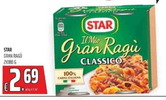 Coop STAR GRAN RAGÙ 2X180 G offerta