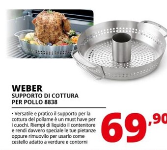 Comet Weber supporto di cottura per pollo 8838 offerta
