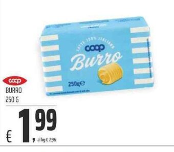 Coop BURRO 250 G offerta