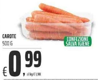 Coop CAROTE 500 G offerta