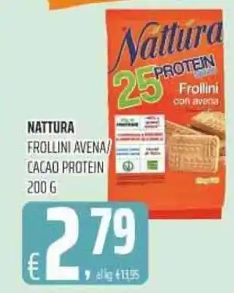 Coop NATTURA FROLLINI AVENA CACAO PROTEIN 200g offerta