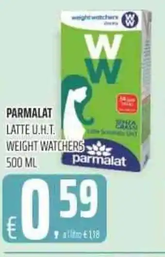 Coop PARMALAT LATTE U.H.T. WEIGHT WATCHERS 500 ML offerta