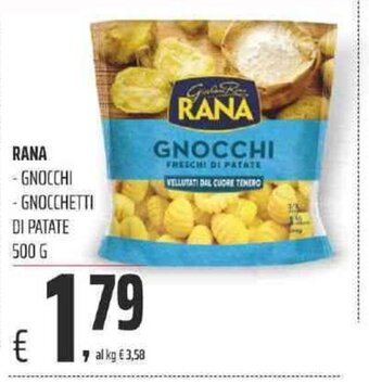 Coop RANA - GNOCCHI - GNOCCHETTI DI PATATE 500 g offerta
