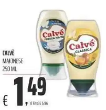 Coop CALVÈ MAIONESE 250ml offerta